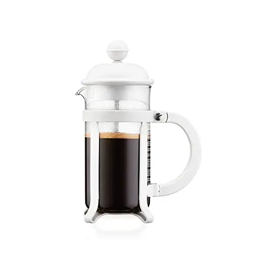 Produktbild: Bodum 1903-913 Java Kaffeebereiter, 3 Tassen, 0,35 L, Mehrlagig, weiß, 7,5 x 13,5 x 18,9 cm
