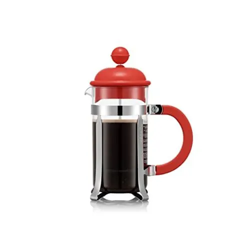 Produktbild: Bodum 1913-04 CAFFETTIERA Kaffeebereiter mit Kunststoffdeckel, 3 Tassen, 0,35 l, Edelstahl