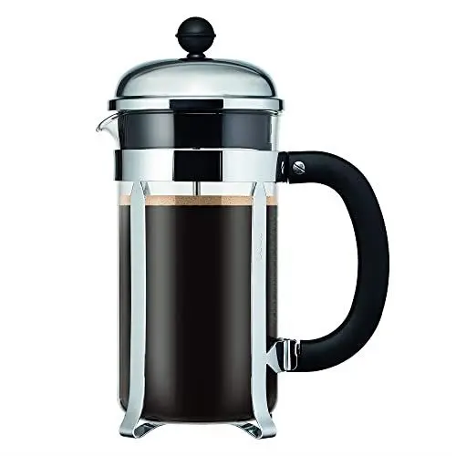 Produktbild: Bodum Chambord Kaffeebereiter 8 Tassen, Chrom, Silber, 10.6 x 17.1 x 24.5 cm