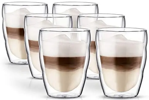 Produktbild: Bodum PILATUS 10485-10-12 Doppelwandiges Glas, 0,35 l, 6 Stück, Durchsichtig
