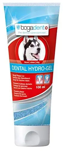 Produktbild: Bogadent bogar, Dental Hydro-Gel, Zahngel für den Hund, Zahnsteinentferner, Beugt schlechtem Atem vor, Zahnpflege für Hunde, Hundezubehör Minzgeschmack, 100 ml