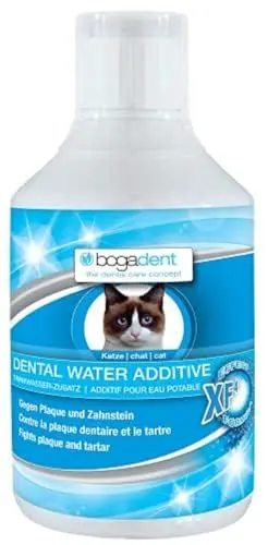 Produktbild: bogar, Bogadent Dental Water, Wasserzusatz für Katzen, Bakterienreduzierendes Katzenzubehör, Katzen-Zahnpflege, Vorbeugung von Plaque und Zahnstein, 250 ML