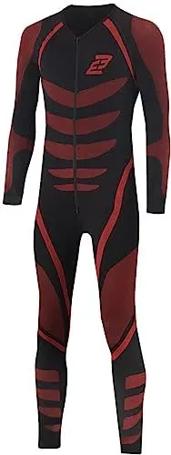 Produktbild: Bogotto Cool+ Unteranzug 1-Teiler Funktionskombi, schwarz/rot, XL/2XL