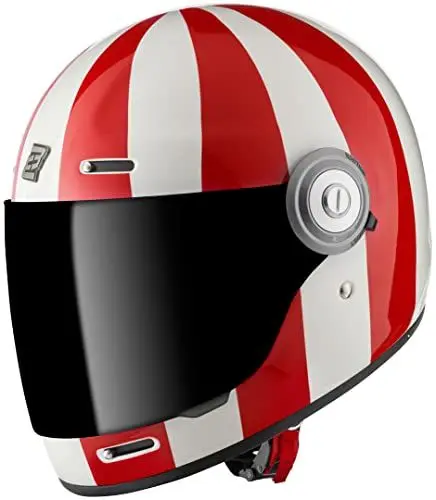 Produktbild: Bogotto V135 T-R3 Helm, rot/weiß, M