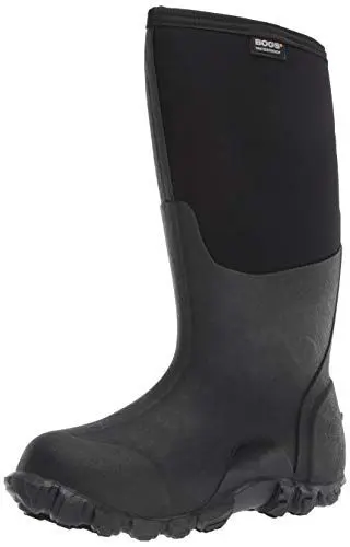 Produktbild: Bogs Mens Classic High 60142 Black Rubber Boots 9 UK - 10-10 US - 43 EU