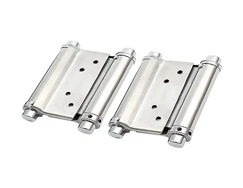 Produktbild: Bohaner Pendeltürband Türscharnier Edelstahl 2 Stück 3 Zoll rostfrei Türband Scharniere 15 kg Tragfähigkeit für Pendeltür Schwingtür Saloontür Holztür Gartentor Salontür Gartentür Saloontür Möbel