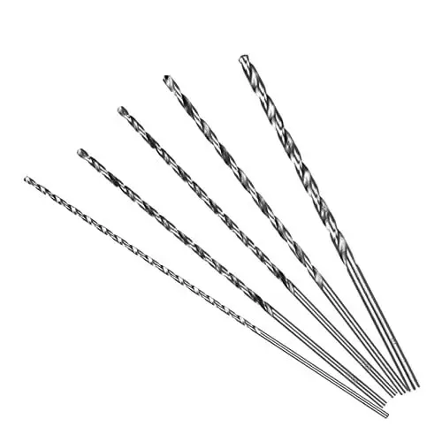 Produktbild: Bohrer 5 Stück Extra Lange Bohrer 2-5 mm Holzbohrer Lang HSS Spiralbohrer Holz Lang 150mm Spiralbohrer Extra Lang Gerader Schaft Twist-Bohrer für Metall Power Tools