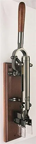 Produktbild: BOJ TRADITIONAL Wandkorkenzieher mit Unterstützung, stark und haltbar (Schwarz Nickel)