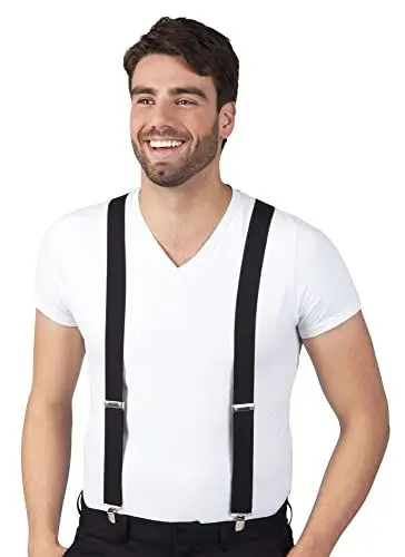 Produktbild: Boland 00590 Basic Hosenträger, Herren, Einfarbig, schwarz, nero