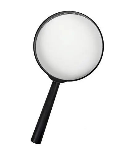 Produktbild: Boland 00617 - LupeGröße 17,5 cm, Plastik, Vergrößerungsglas, Detektiv, Ermittler, Spurensucher, Accessoire, Mottoparty, Karneval