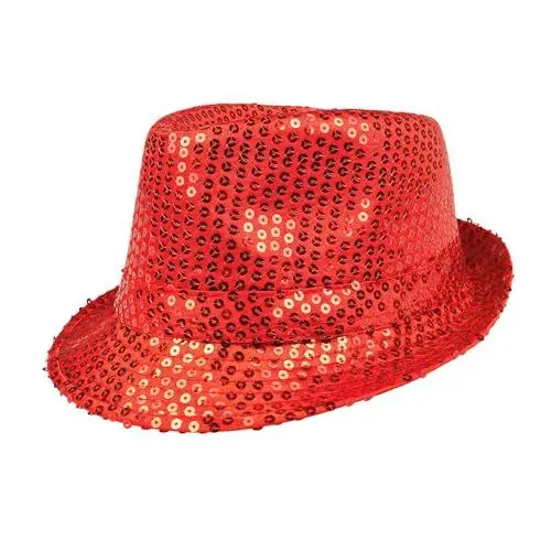 Produktbild: Boland - Pailletten Hut, Unisex, Disco Outfit, Accessoire, Karneval, Kostüm, Themenparty, Mottoparty