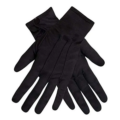 Produktbild: Boland 03082 - XL-Handschuhe für Erwachsene, mit Druckknopf, Einheitsgröße, Kostüm, Karneval, Mottoparty, Halloween
