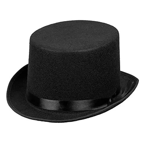 Produktbild: Boland 04004 - Hut Colin, Zylinder in Schwarz, Accessoire für eine Gala, Faschingsparty oder Karneval
