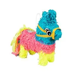 Produktbild: Boland 30975 - Mini Pinata Esel, Größe 20 x 18 cm, Pappe, Partyspiel, Tier, Geschenk, Kindergeburtstag, Dekoration