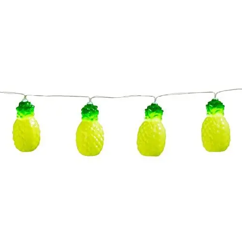 Produktbild: Boland 52156 - LED-Lichterkette Ananas, Länge 140 cm, Batterietyp 2xAA, Partybeleuchtung, Dekoration, Karneval, Mottoparty
