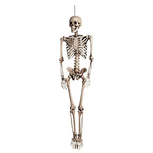 Produktbild: Boland 74515 - Skelett-Dekoration, Größe 160 cm, Hänge-Deko, Knochen-Mann, Halloween, Grusel-Party, Motto-Party, Karneval, Dekoration