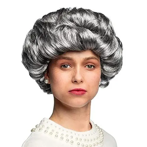 Produktbild: Boland 85721 - Erwachsenenperücke Elizabeth, grau, Einheitsgröße, mit Locken, Themenparty, Mottoparty, Karneval