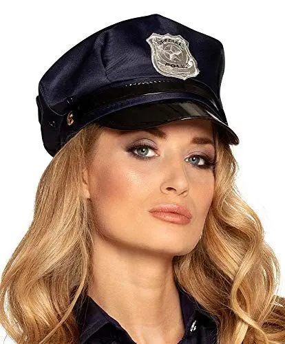 Produktbild: Boland 97050 - Polizei Mütze für Erwachsene, Hut für Polizei Kostüm, Faschingskostüme, Kopfbedeckung für Kostüme, Karneval, Halloween, JGA