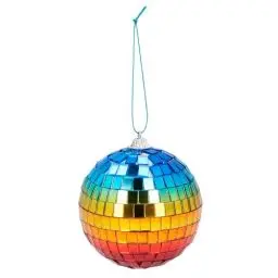 Produktbild: Boland - Discokugeln 6 Stück, glänzend, Durchmesser ca. 8 cm, Disco Fever, Partydekoration, Hängedeko, Dekoration für Partys oder Silvester