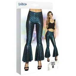 Produktbild: Boland - Kostüm Schlaghose Meerjungfrau, Größe M, Leggings, dehnbar, Schuppen, Muster, Unterwasserwelt, Mottoparty, Karneval
