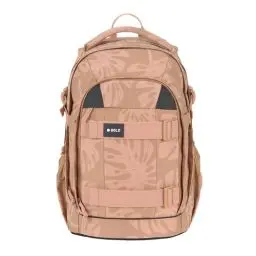 Produktbild: BOLD Lässig Schulrucksack mit Reflektoren und höhenverstellbarem Rückenteil/School Backpack Bold Leaves caramel