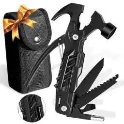 Produktbild: BOLEi Multitool Werkzeug für Männer, 15 in 1 Multitool Camping Zubehör für Camping, Wandern, Angeln, Multitool Werkzeug Hammer für Ihn Papa Männer Vatertag Geburtstags Weihnachts Valentinstag