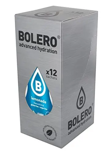 Produktbild: Bolero advanced hydration Instant Getränkepulver Lemonade 12er Pack mit Stevia - zuckerfrei - für Sportler (Lemonade)