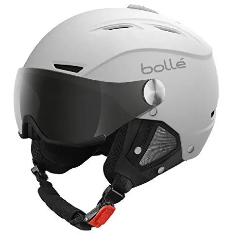 Produktbild: Bollé Backline Visor | 2-in-1 Skihelmit mit elegantem Visier | Einstellbare Belüftung | Abnehmbare Ohrpolster | ABS-Schale | Fleecefutter