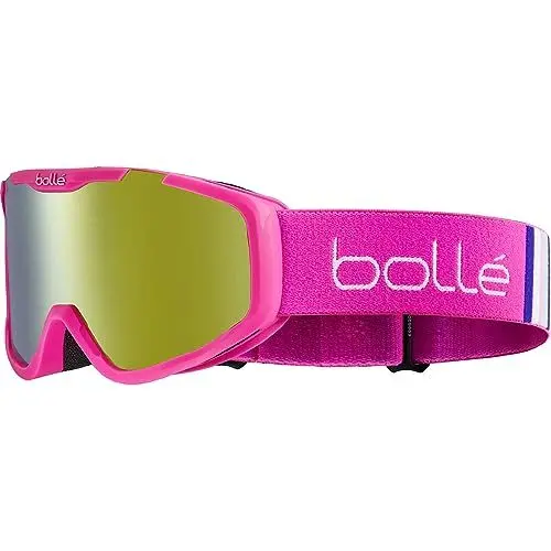Produktbild: Bollé ROCKET PLUS Ski-Maske für Kinder - UV-Schutz - Komfort & klare Sicht, Matt Rosa, Vermillon Cat 3, Skibrille, S, Unisex Kinder