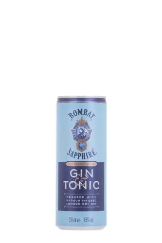 Produktbild: Bombay SAPPHIRE Gin & Tonic 6,5% Vol. 12x0,25l Dosen