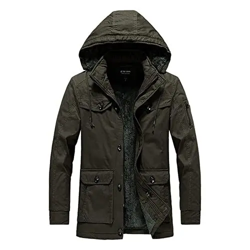 Produktbild: bomberjacke herren lange jacke herren freizeitjacke herren tactical jacke herren jacke männer winter jacke herrenwinter jacke herren rennrad jacke herren winter mantel schwarz