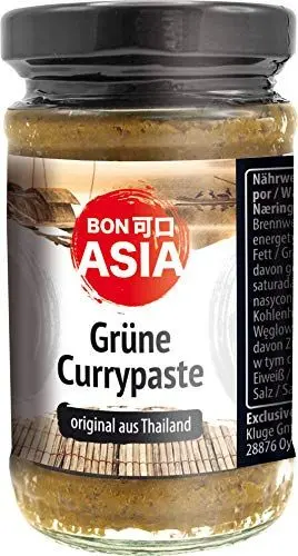 Produktbild: BONASIA Currypaste, grün, 114 g