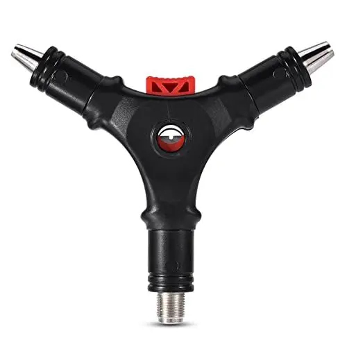 Produktbild: F-Kopf Koaxial-Kompressionswerkzeug Abisolierzange RG59 RG6 Schwarz Zum Abisolieren von Kabel-Patchkabeln