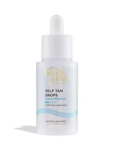 Produktbild: Bondi Sands - Self Tan Drops Light/Medium - Selbstbräuner für Gesicht und Körper in Tropfen, individuell dosierbar, für eine leichte bis mittlere Bräune, 30ml