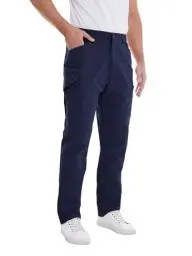 Produktbild: BondiTrekk Cargo Hose Herren mit 9 Taschen - Hochgeschnittene Wasserabweisende Outdoor Hose für Wandern, Sport & Freizeit