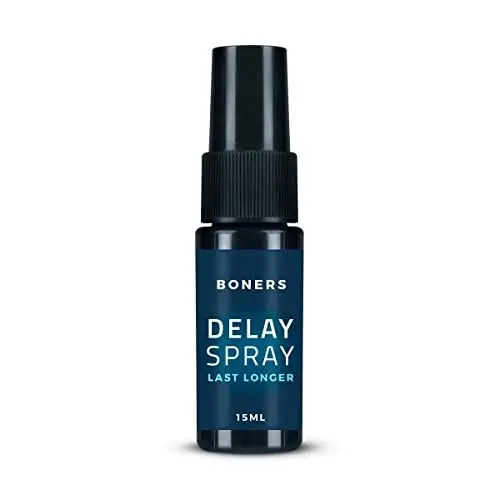 Produktbild: Boners Verzögerungsspray für einen späteren Orgasmus, Delay Spray verzögert Orgasmus/Ejakulation für längere Ausdauer (15 ml)