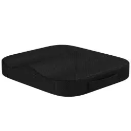 Produktbild: bonmedico Sitzkissen orthopädisch - Ergonomisches Memory Foam Kissen für Bürostuhl, Auto, Rollstuhlkissen oder Sitzerhöhung für Erwachsene - Wellness Schwarz