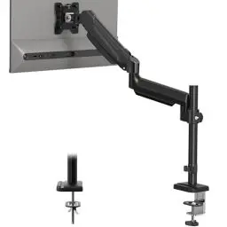 Produktbild: BONTEC Monitor Halterung für 13-34 Zoll LCD LED Bildschirm Hält 3-9 kg, Gasdruckfeder Einarmig Monitor 360° Drehbar, Neigbar, Schwenkbar Einzelarm Ständer Schreibtischklemme, VESA 75/100mm