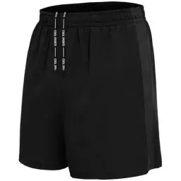 Produktbild: BOOJO Sporthose Herren Kurz Hosen Schnell Trocknend Sport Shorts mit Reißverschlusstasche Leicht Jogginghose Trainingshose(Schwarz,XL)