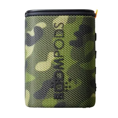 Produktbild: Boompods Beachboom Nachhaltiger, robuster, tragbarer Bluetooth-Lautsprecher, hergestellt aus Ozeangebundenem Kunststoff, kleine kabellose Lautsprecher, IPX7 wasserdichter Lautsprecher für