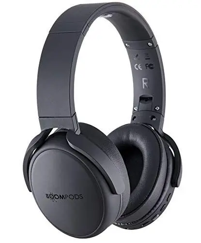 Produktbild: Boompods Headpods Pro mit integrierten Equalizer-Einstellungen - Kopfhörer OnEar Comfort Ohrpolster, 12 Stunden Akku, tiefer Bass, Kabellos