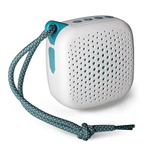 Produktbild: Boompods Rhythm Selfie Bluetooth Lautsprecher - Party Soundbox mit Lichtshow & Selfie-Taste, IPX7 wasserdicht, 5 Std Spielzeit, Mini Indoor/Outdoor Speaker Bluetooth für Garten, Dusche & Reisen
