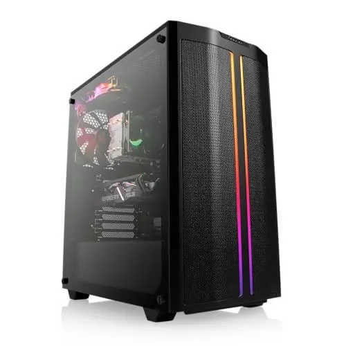 Produktbild: Boost Boxx Amazon Exclusive Gaming PC mit AMD Ryzen 5 5500 6x3600 MHz, 1000 GB M.2 PCIe SSD, 16 GB DDR4-RAM, NVIDIA GeForce RTX 4060, HDMI, DisplayPort, USB 3.2, Advanced M10570A