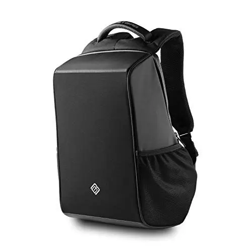 Produktbild: BoostBag Shadow Anti Theft Backpack - Boostboxx Anti Diebstahl Rucksack mit Fächern für Reisepass, Kreditkarte mit RFID Schutz, 15,6