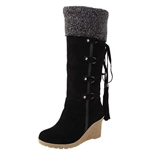 Produktbild: Boot, Cowboy Boots Winterschuhe Damen Gummistiefel halbhoch Westernstiefel Damen braun Bootsschuhe Stiefeletten Damen grau Wildleder Stiefeletten Damen Stiefeletten Damen schwarz