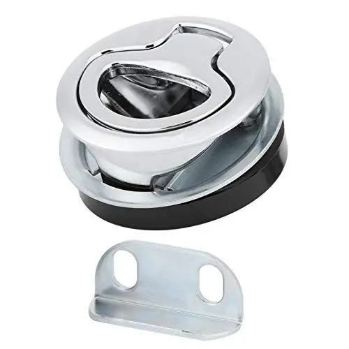 Produktbild: Boot Pull Locker,Flush Pull Latch | 316 Edelstahl Flush Pull Locker Hatch Latch Hebegriff Bootszubehör für Marine Boat Door Cabinet