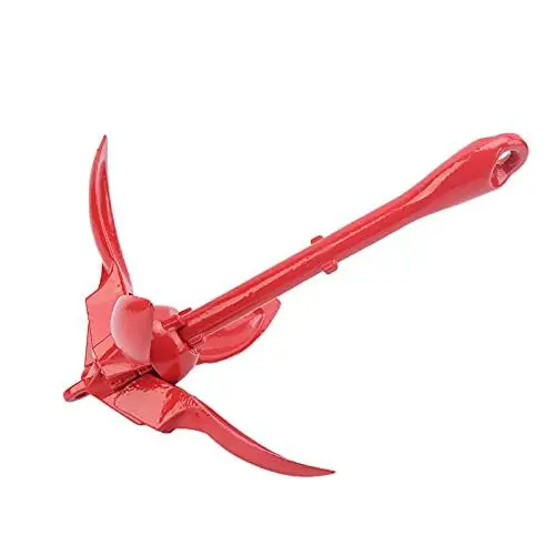 Produktbild: Bootsanker, ANGGREK 3,3 Lbs Faltbarer Grapnel-Anker Edelstahl-Hardware für Boote, Yachten, Flöße, Kanus, Kajaks
