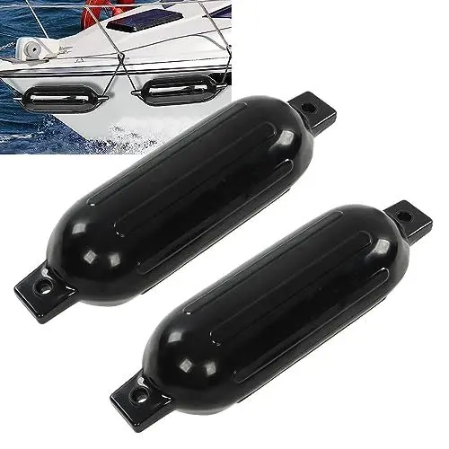 Produktbild: Bootsfender, 2 Stück Bootsstoßstangen Zum Andocken, Bootsfender Zum Andocken, Dockfender, Aufblasbarer, Bootsfender, Stoßstange für Docks, Pontonboote, Marinestoßstange