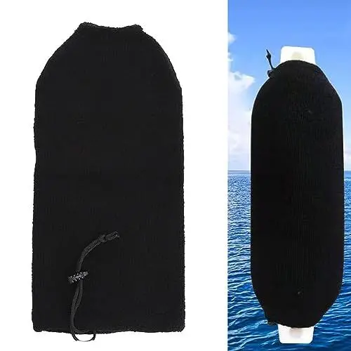 Produktbild: Boot für Kotflügelabdeckung, Acrylfaser-Boot für Kotflügelabdeckung, Schiffsbrett-Anti-Kollisions-Kugelhülse mit Kordelzug, 11 x 40 cm