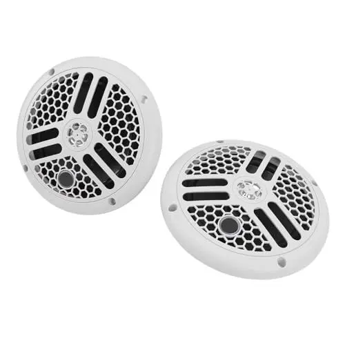 Produktbild: Bootslautsprecher, DC12V, 1 Paar -geschützter, Wetterfester 6,5-Zoll-Marine-Audio-Lautsprecher für UTV